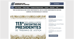 Desktop Screenshot of colegiodepresidentes.jus.br